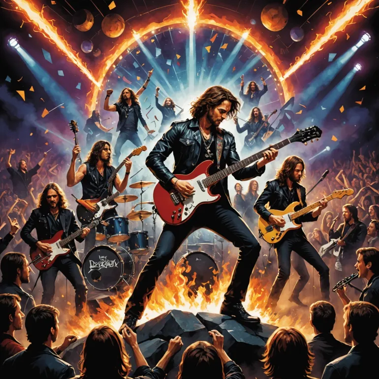 Музыка рок: Погружение в мир рок-групп, альбомов и концертов