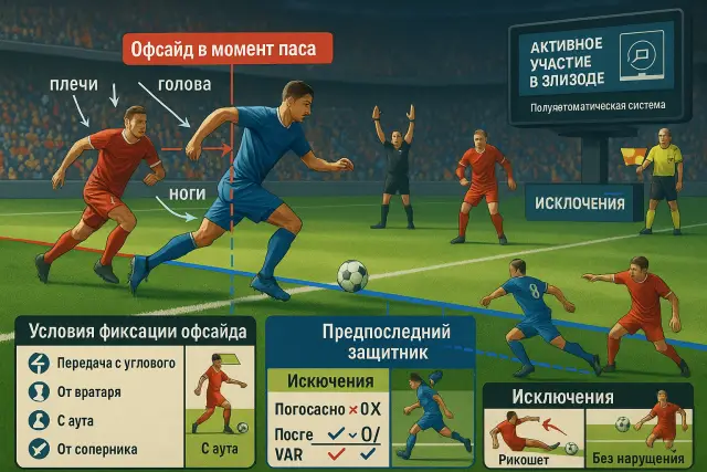 Офсайд в футболе: пошаговый разбор с нуля
